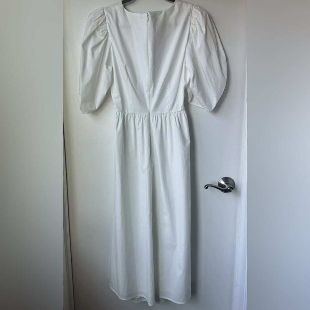Wayf Peggy Twist Cut Out Midi-Dress Size M NWT - Picture 5 of 6